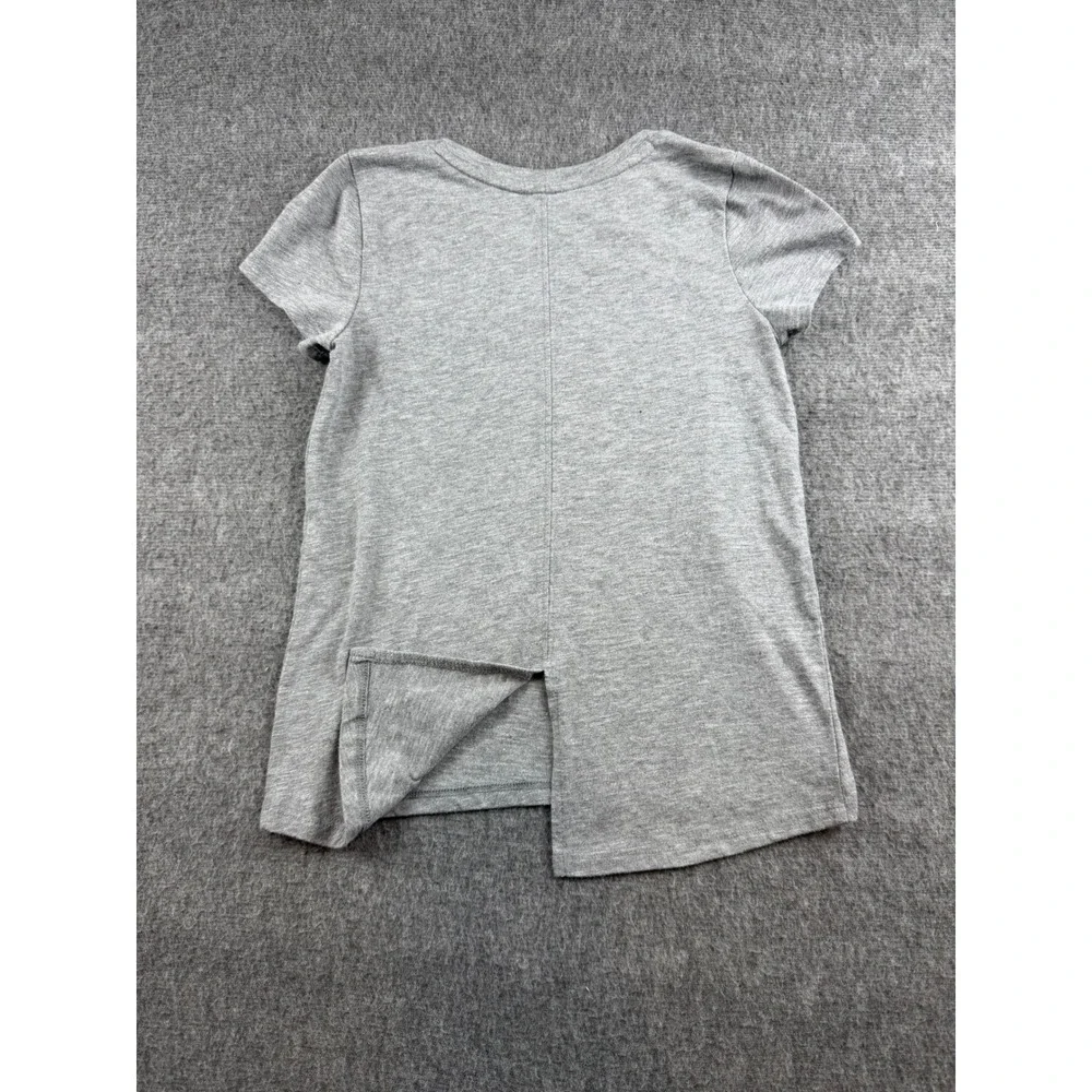 So Unicorn Graphic Tee Kids Size M (8) Gray‎ Reversible Sequin Split Back Hem
